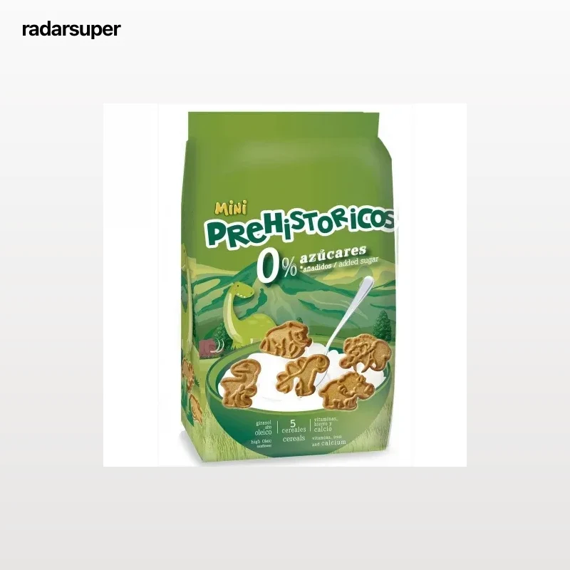 Galletas  sin azúcar añadido Mini Prehistóricos 400 g.
