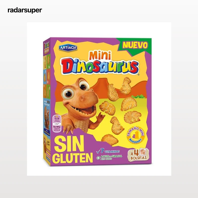Galletas sin gluten Mini Dinosaurus 160g