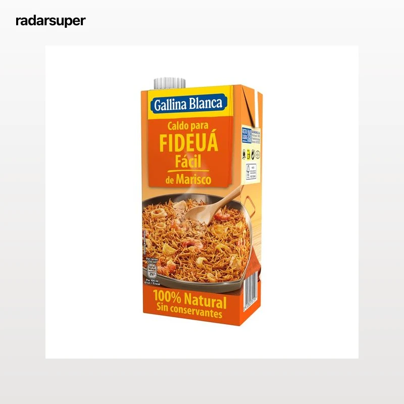 GALLINA BLANCA Caldo para fideuá brik de 1 l.