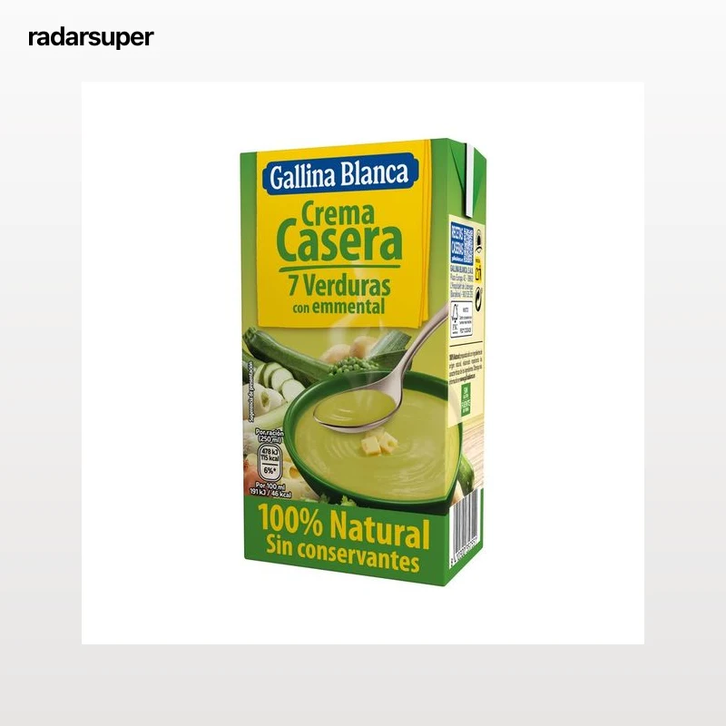 GALLINA BLANCA Crema casera de verduras 500 ml.