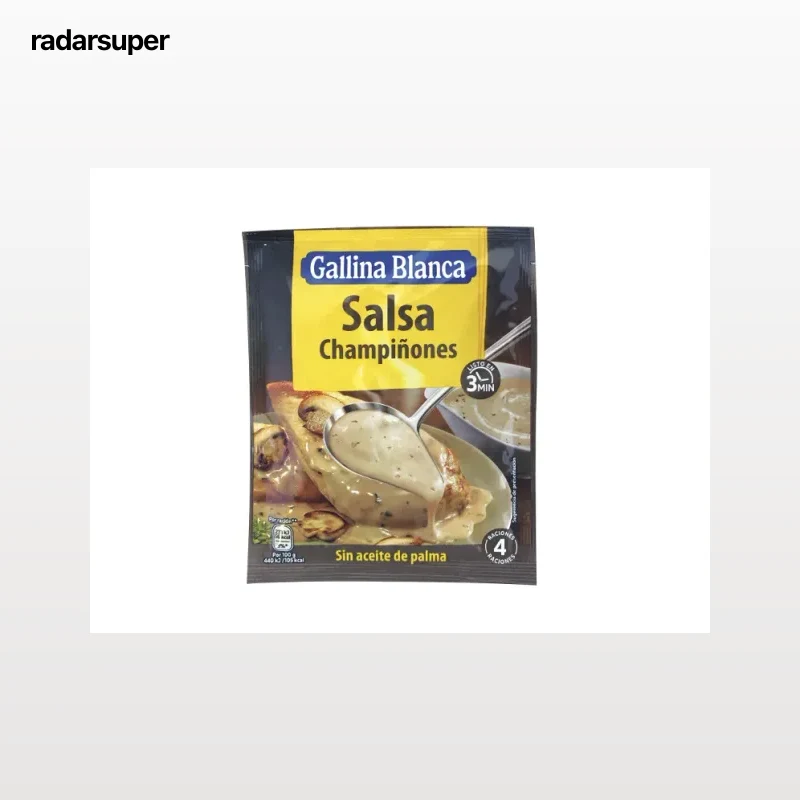Gallina Blanca salsa champiñones