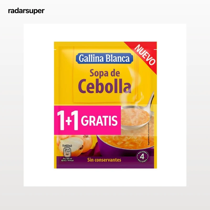 GALLINA BLANCA Sopa de cebolla 1+1 48gx2