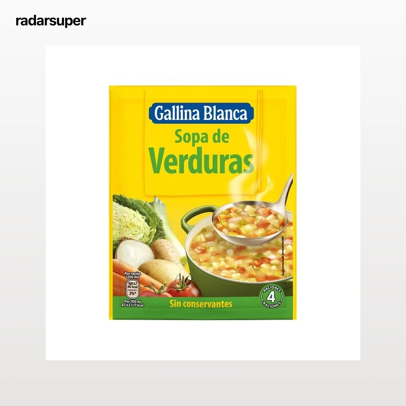 GALLINA BLANCA Sopa de verduras 71 g.