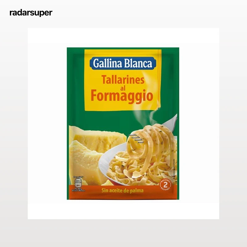 GALLINA BLANCA Tallarines a la parmesana sobre de 143 g.