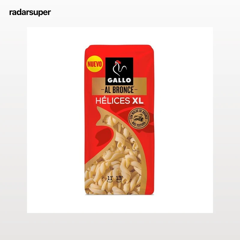 GALLO Al bronce Pasta hélices xl 450 g.