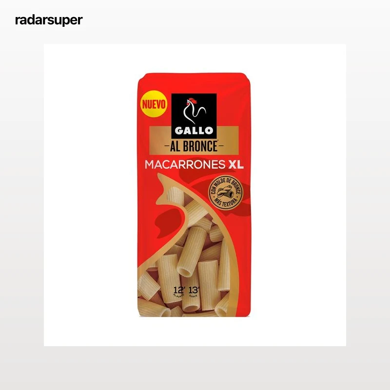 GALLO Al bronce Pasta macarrones XL 450 g.