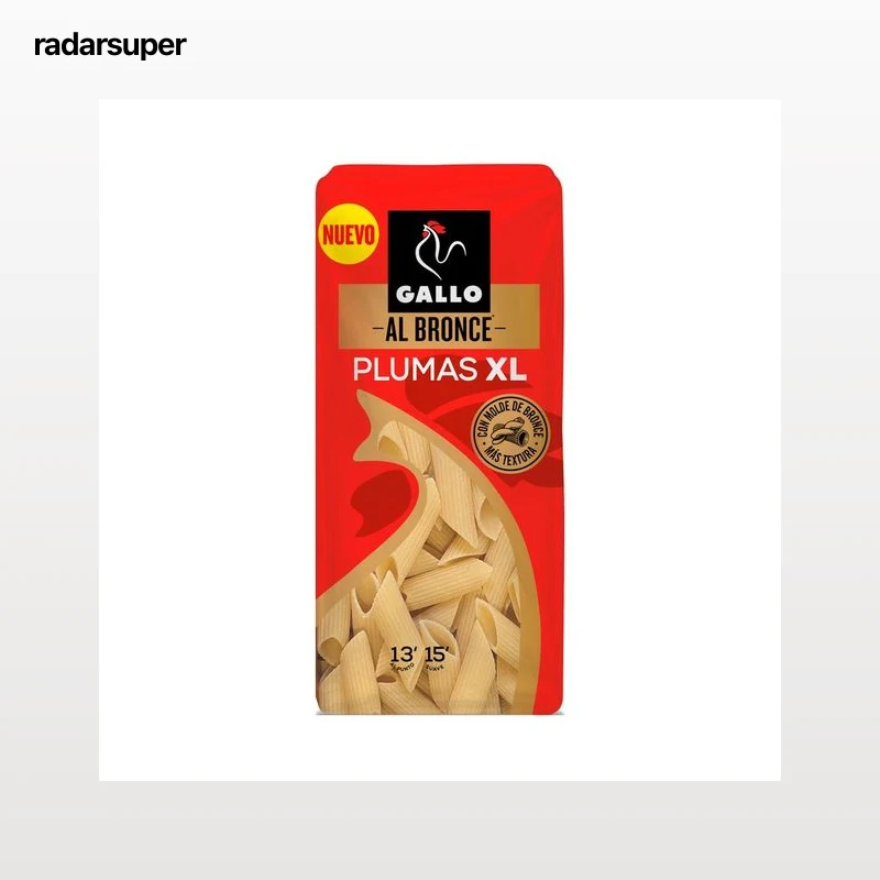 GALLO Al bronce Pasta plumas xl 450 g.