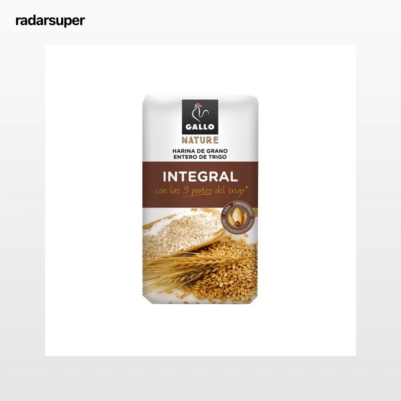 GALLO Harina integral de trigo 1 kg.