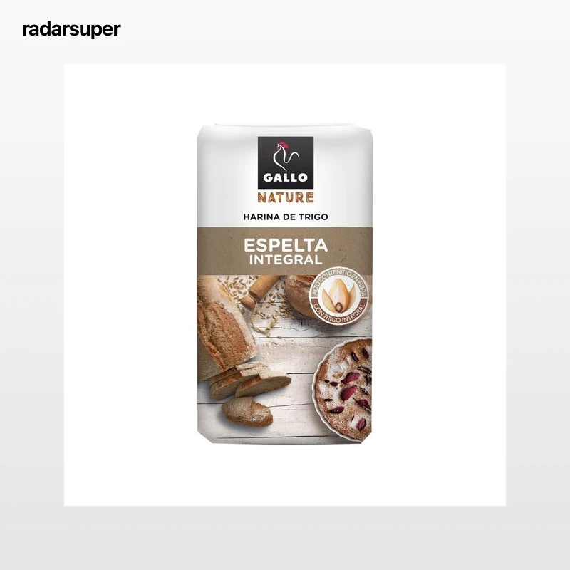 GALLO Harina de trigo, espelta integral 1 kg.