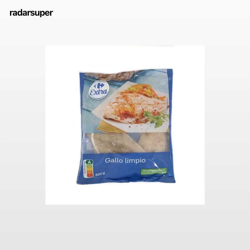 Gallo limpio congelado Extra Carrefour 600 g.