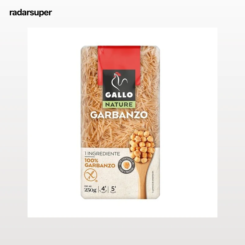 GALLO NATURE Fideos de garbanzo 250 g.