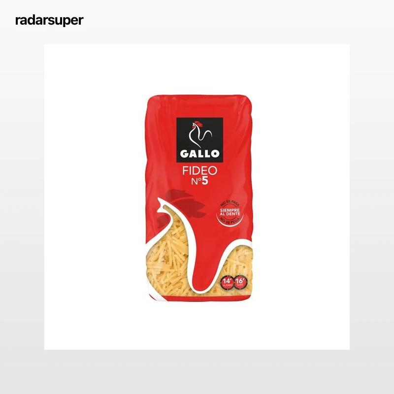 GALLO Nº 5  Pasta fideos 450 g.