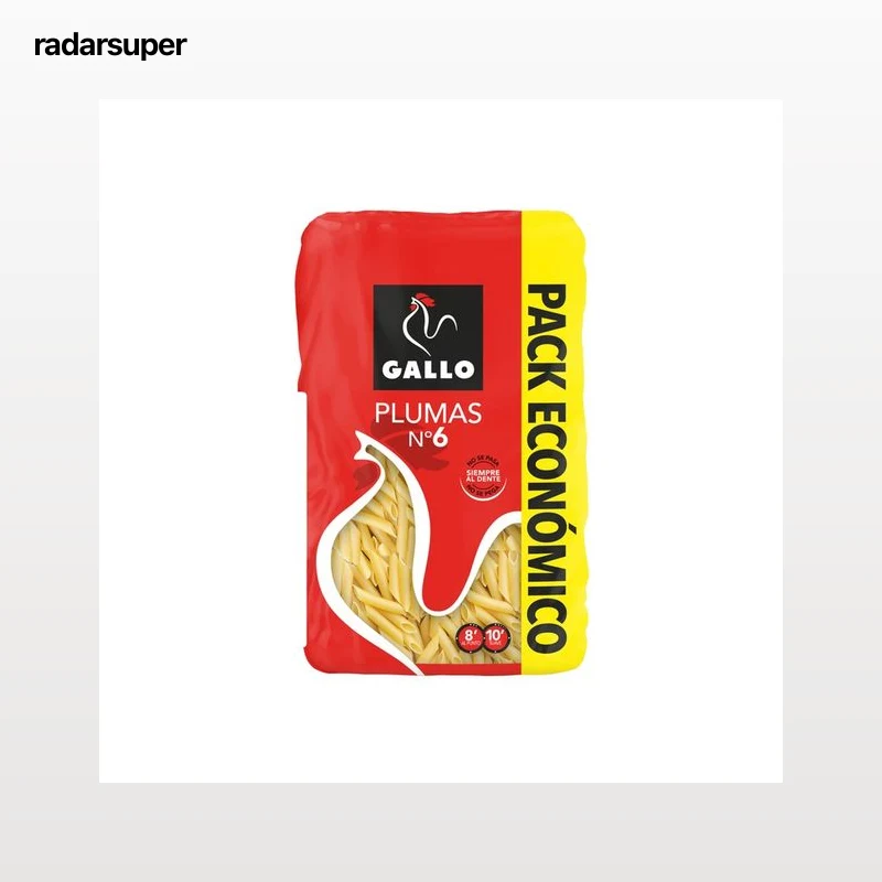 GALLO Nº 6 Pasta pluma 900 g.