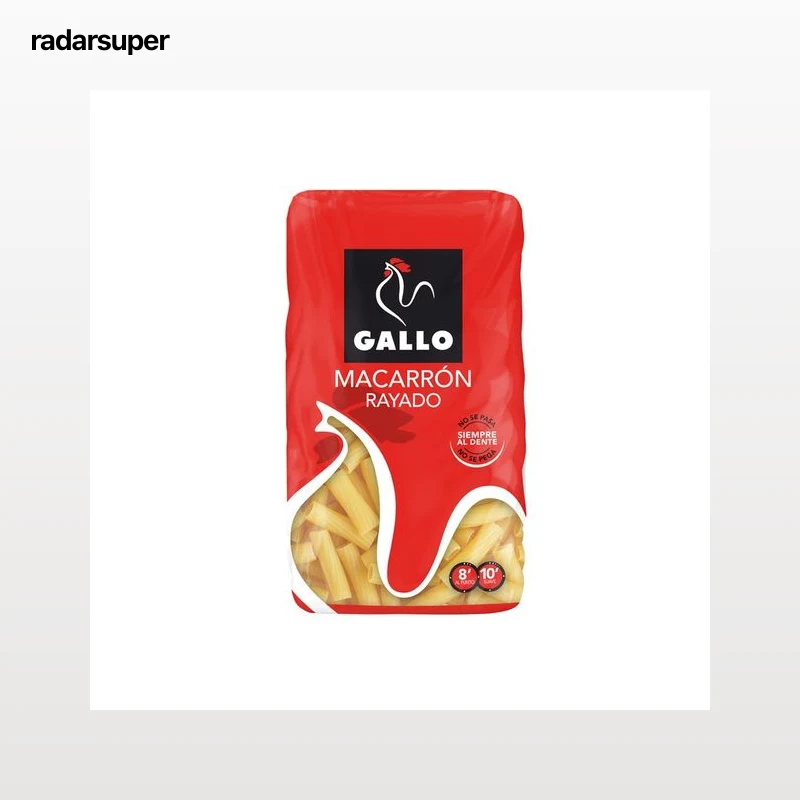 GALLO Pasta macarrón rayado 450 g.