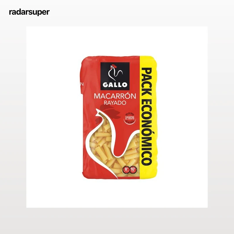 GALLO Pasta macarrón rayado 900 g.