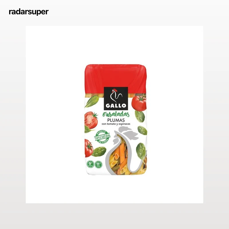 GALLO Pasta pluma vegetales 450 g.