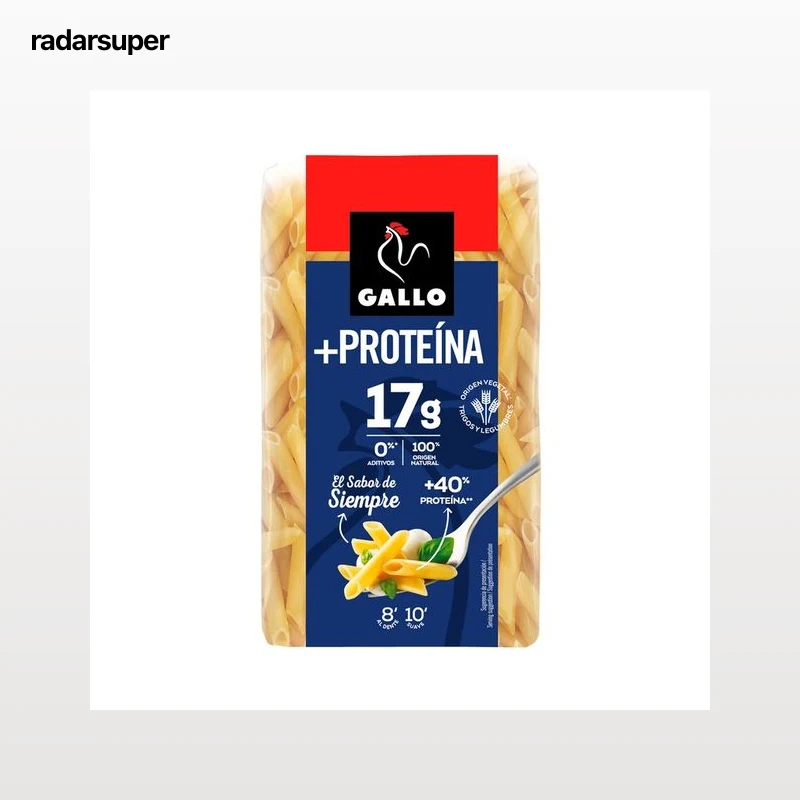 GALLO Pasta plumas con proteínas 400g