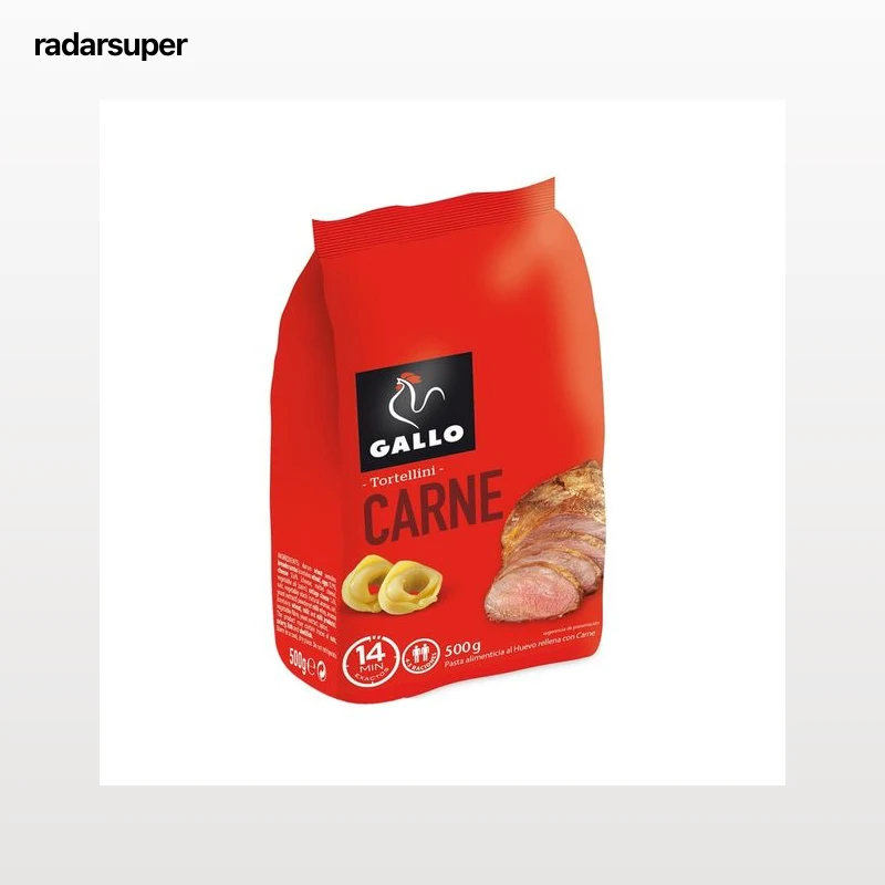 GALLO Pasta Tortellini rellenos con carne 500 g.