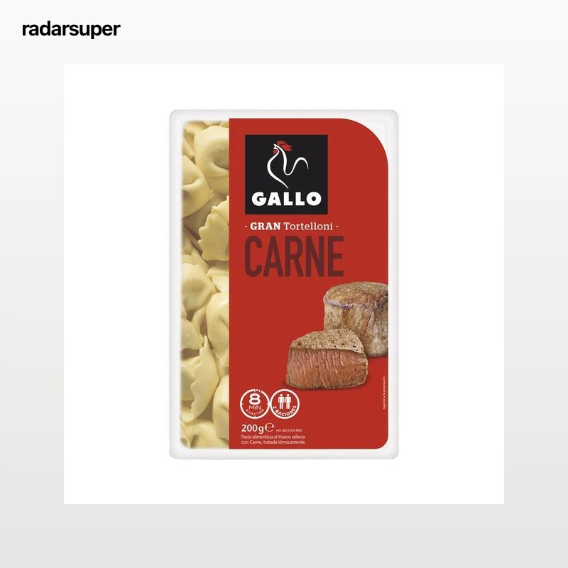 GALLO Pasta Tortelloni rellenos con carne 200 g.