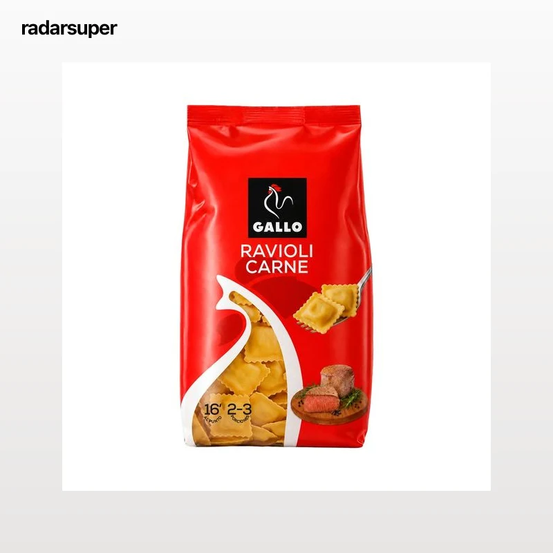 GALLO Ravioli relleno de carne 250 g.