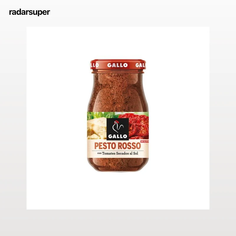 GALLO Salsa Pesto rojo con tomates secos 190 g.