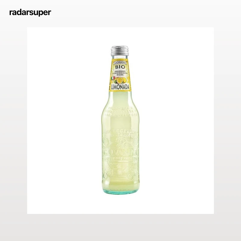 GALVANINA Refresco de limón ecológico botella 33.5 cl.
