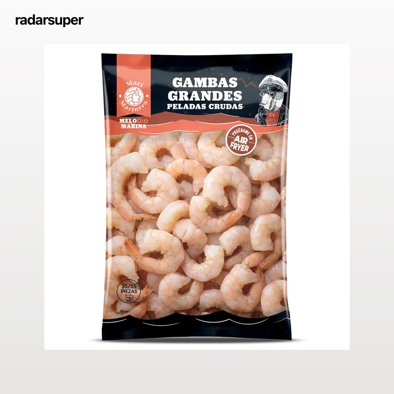 Gambas peladas y crudas grandes Dia Mari Marinera 350 g