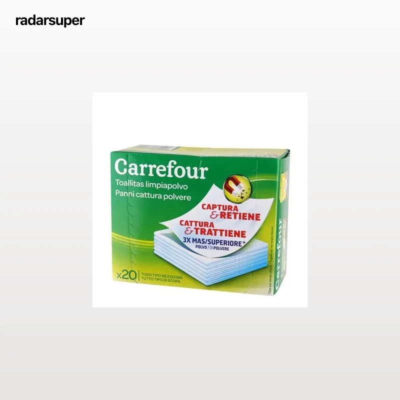 Gamuza atrapa polvo Carrefour 20 ud.
