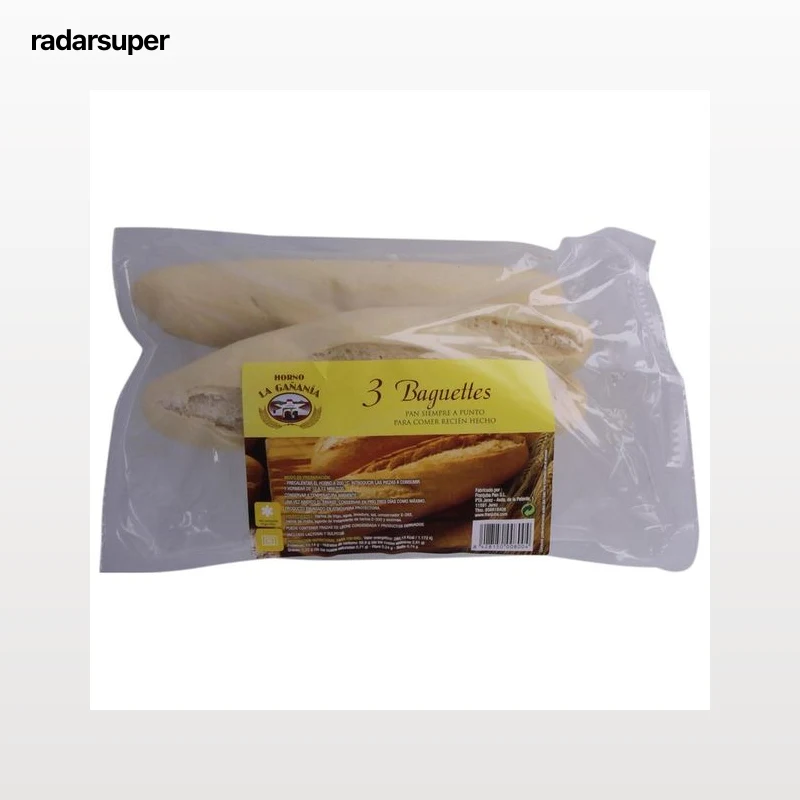 LA GAÑANÍA Baguettes precocidas 3 uds. 345 g.