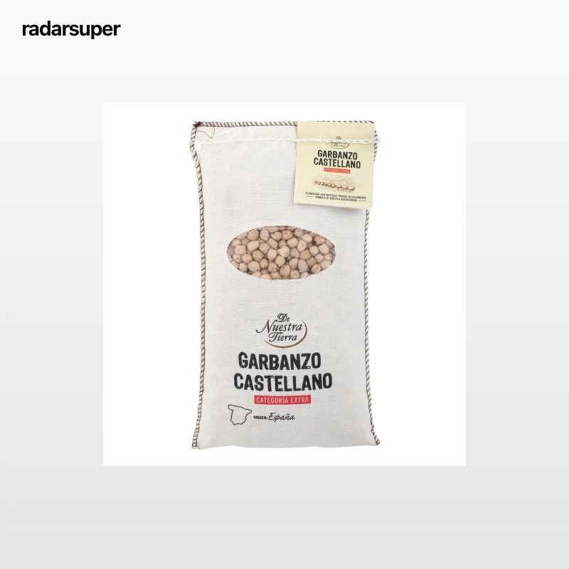 Garbanzo castellano categoría extra De Nuestra Tierra 1 kg.