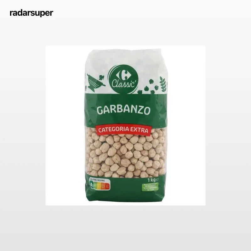 Garbanzo categoría extra Carrefour 1 kg.