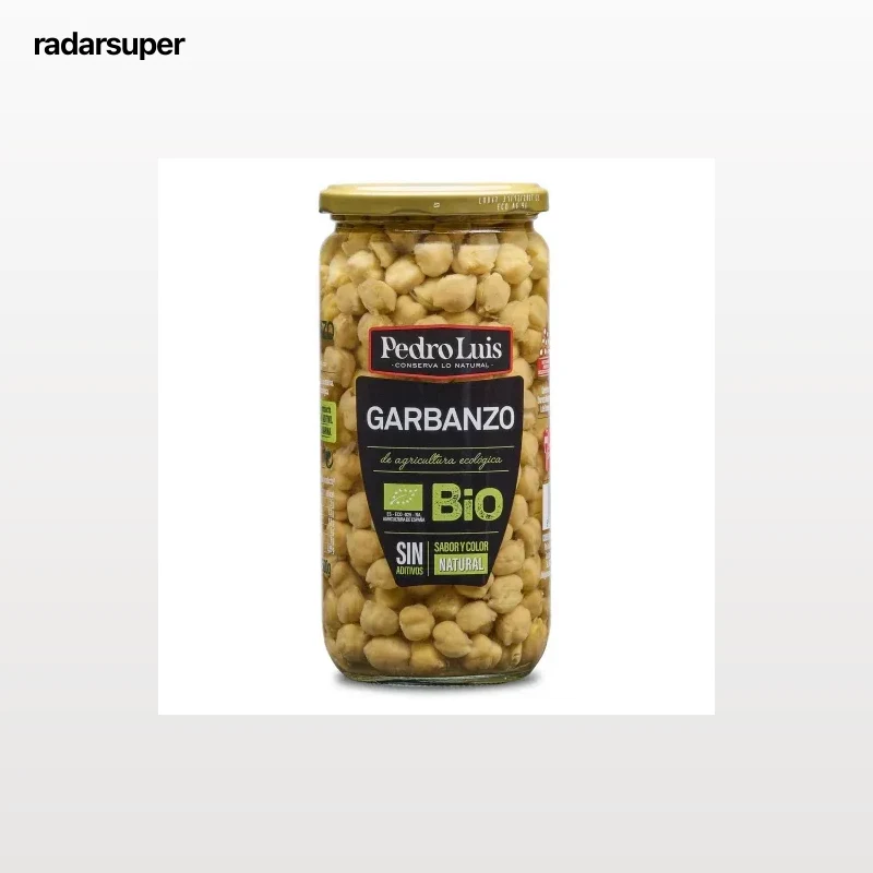 Garbanzo cocido ecológico Pedro Luis 425 g.