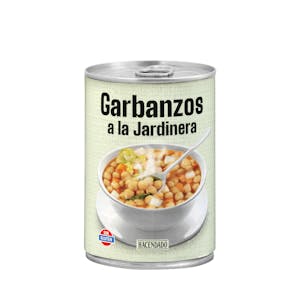 Garbanzos a la jardinera