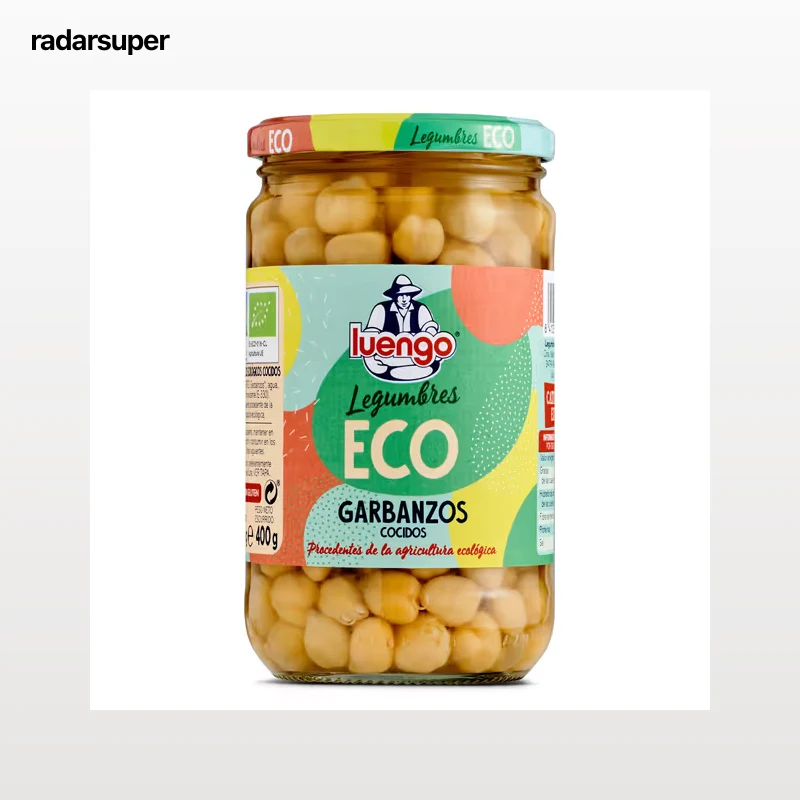 Garbanzos cocidos ecológicos Luengo 400 g