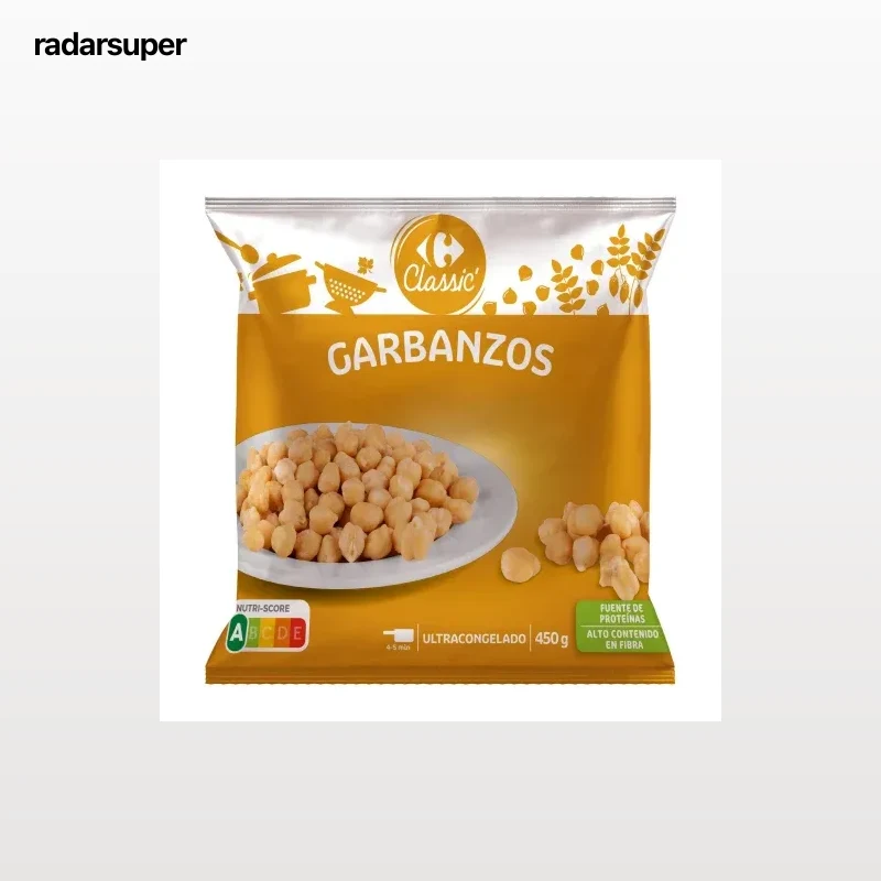 Garbanzos congelados Carrefour Classic' 450 g.