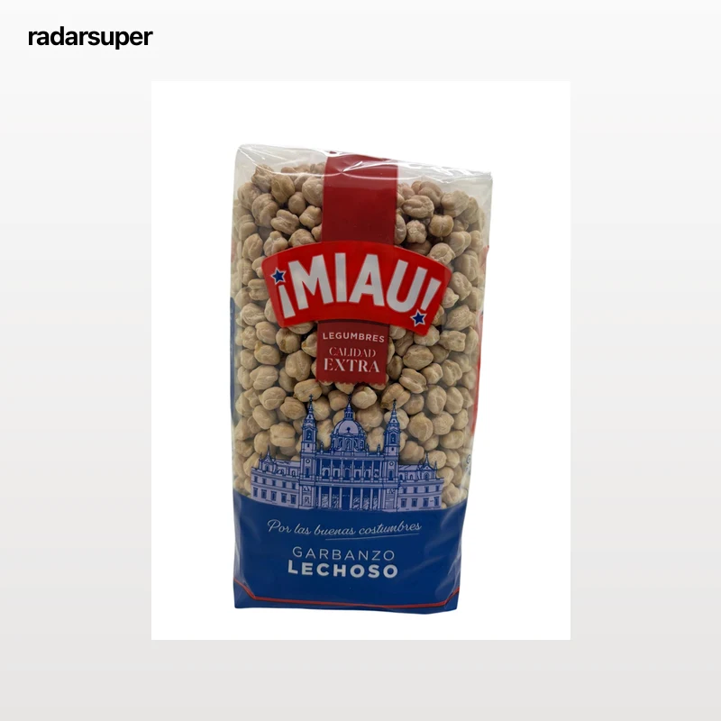 Garbanzos lechosos calidad extra Miau 1k