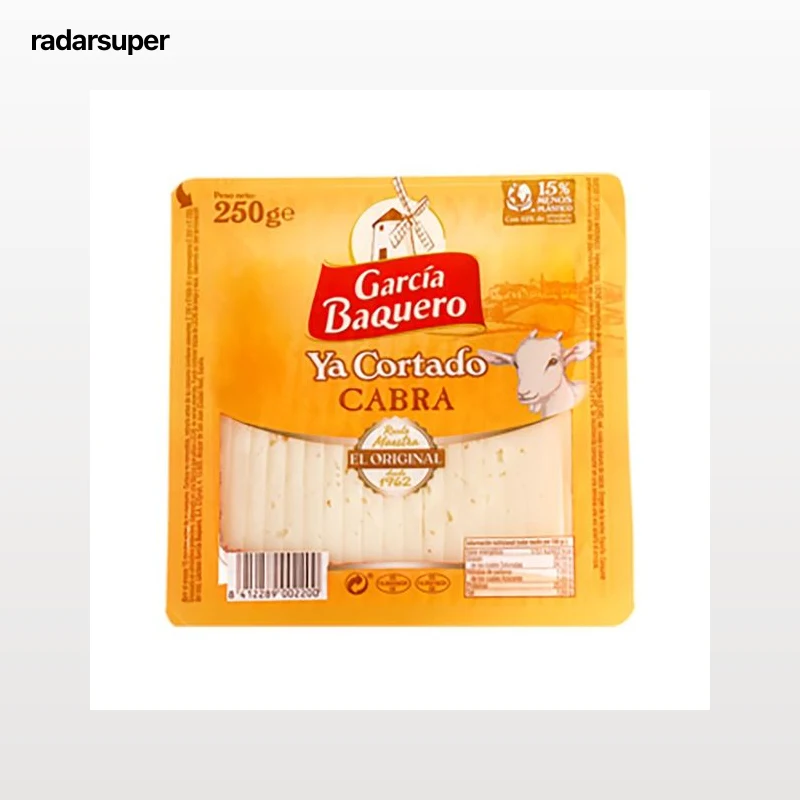 GARCÍA BAQUERO Queso de cabra Ya Cortado GARCÍA BAQUERO, cuña de 250 g.