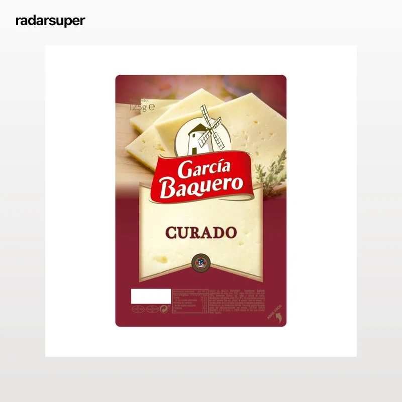 GARCÍA BAQUERO Queso curado en lonchas GARCÍA BAQUERO 125 g.