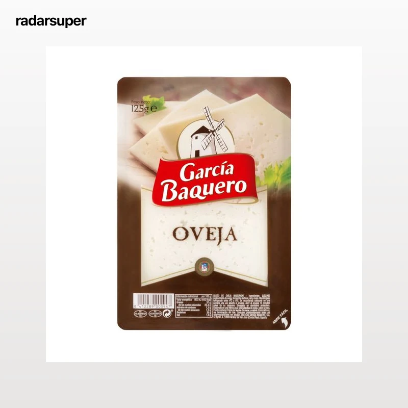GARCÍA BAQUERO Queso de oveja en lonchas GARCÍA BAQUERO 125 g.