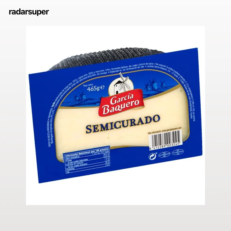 GARCÍA BAQUERO Queso semicurado mezcla mini de vaca, cabra y oveja GARCÍA BAQUERO, 465 g.