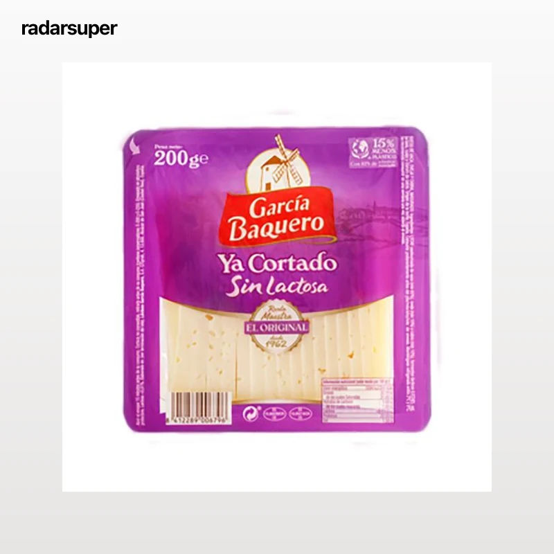 GARCÍA BAQUERO Queso sin lactosa Ya Cortado GARCÍA BAQUERO 200 g.