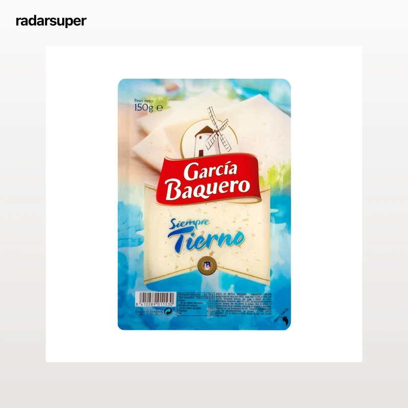GARCÍA BAQUERO Queso tierno en lonchas GARCÍA BAQUERO 150 g.