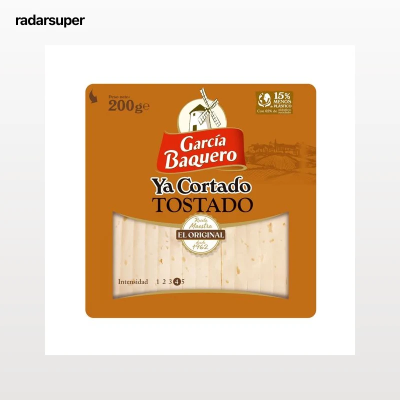 GARCÍA BAQUERO Queso tostado ya cortado 200gr