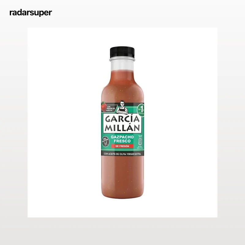 GARCÍA MILLÁN Gazpacho fresco de fresón de Huelva, con aceite de oliva virgen extra 750 ml.