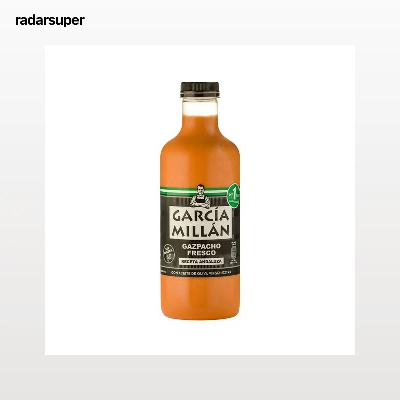 GARCÍA MILLÁN Gazpacho fresco no pasteurizado sin pan y con aceite de oliva virgen extra GARCÍA MILLÁN 1 l.