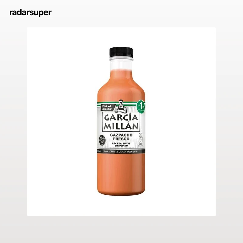 GARCÍA MILLÁN Gazpacho fresco y suave no pasteurizado GARCÍA MILLÁN 1 l.