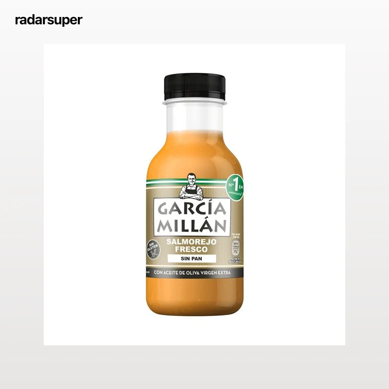 GARCÍA MILLÁN Salmorejo fresco sin pan, con aceite de oliva virgen extra 33 cl.