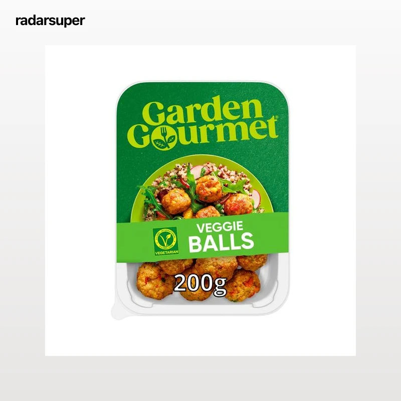 GARDEN GOURMET Bolitas vegetales a base de zanahoria, guisante y maiz 200 g.