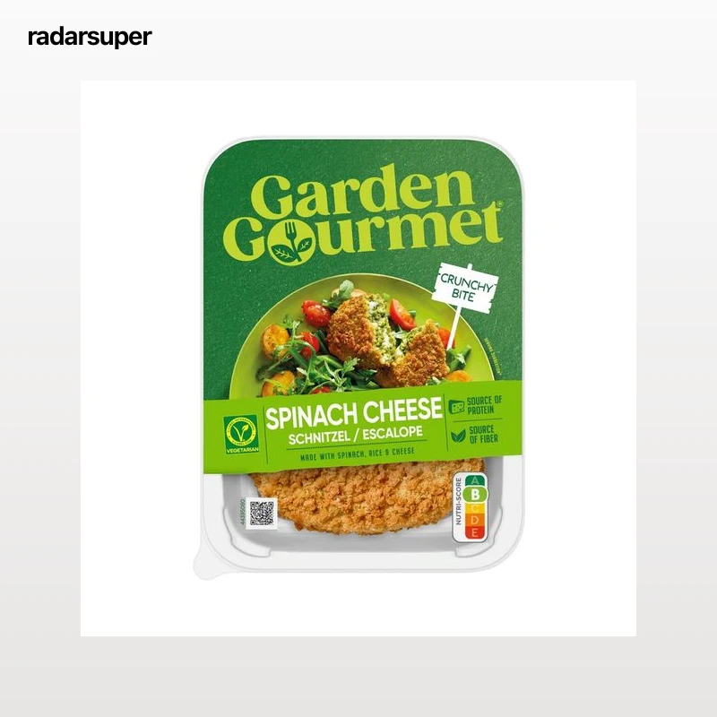 GARDEN GOURMET Empanado vegetariano a base de espicanas, arroz y queso 2 x 90 g.