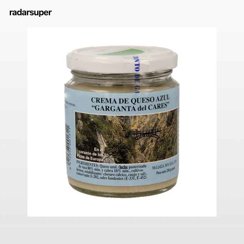 GARGANTA DELL CARES Crema de queso para untar azul GARGANTA DELL CARES 200 g.